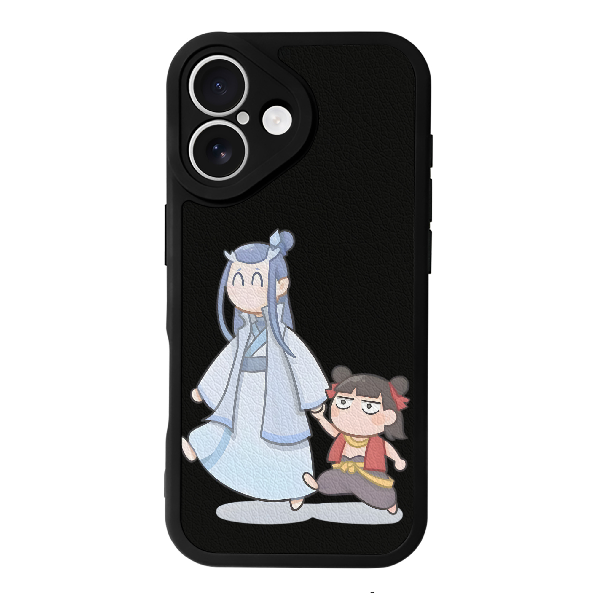 （画像用） Ne Zha 2 ナタ 魔童の大暴れ 【iPhone 16シリーズ対応】シリコンスマホケース（レザー調） 材質：シリコン